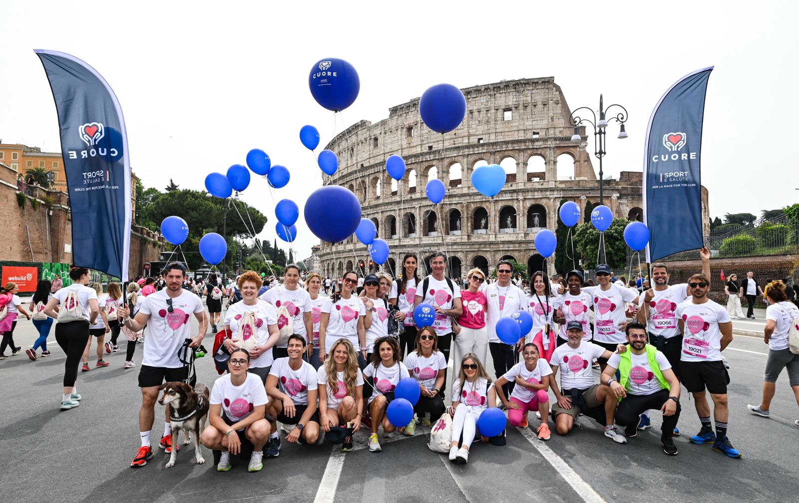 Sport e Salute alla Race for the Cure, il presidente Mezzaroma: