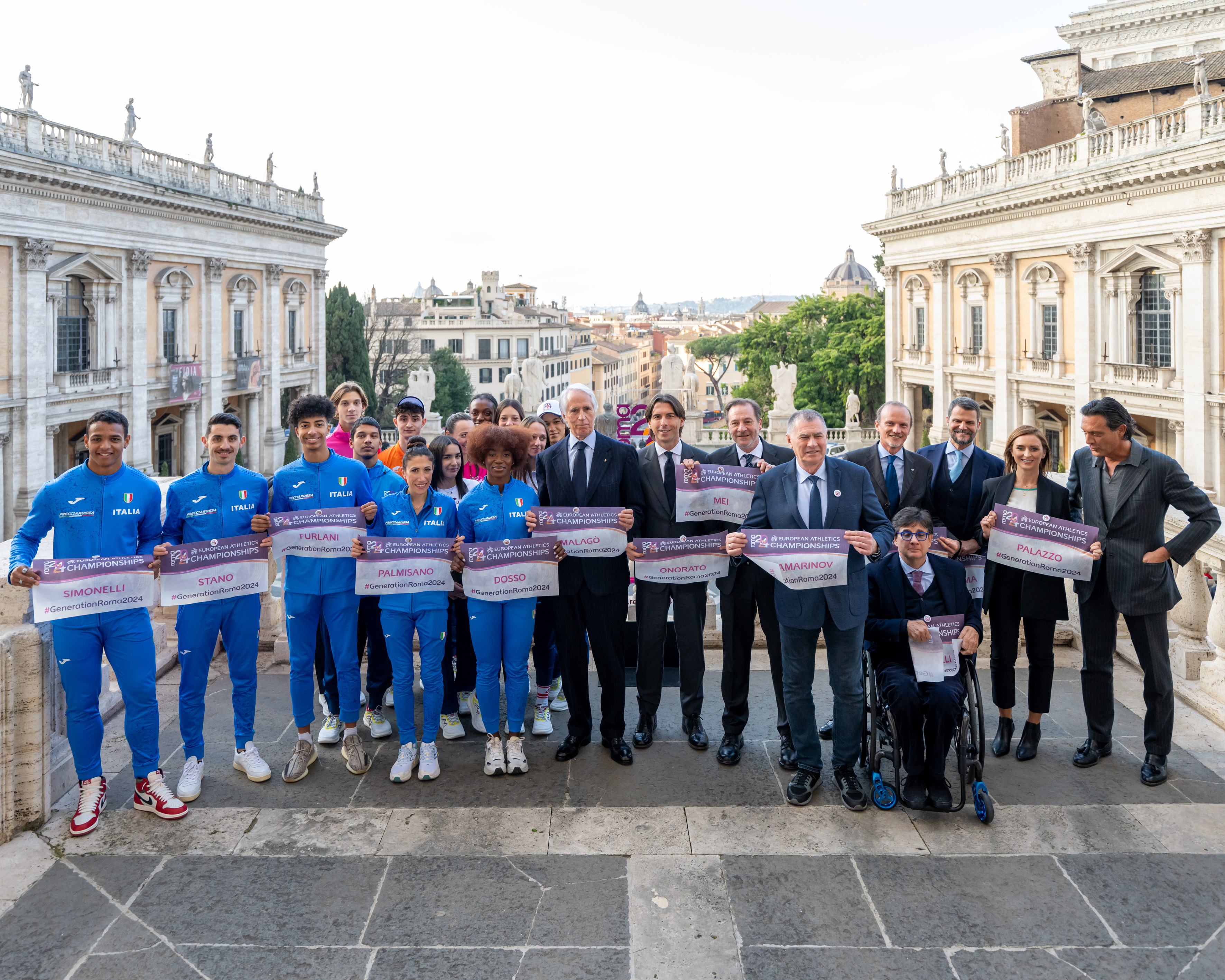 Rome 2024, les Championnats d’Europe d’athlétisme présentés au Capitole