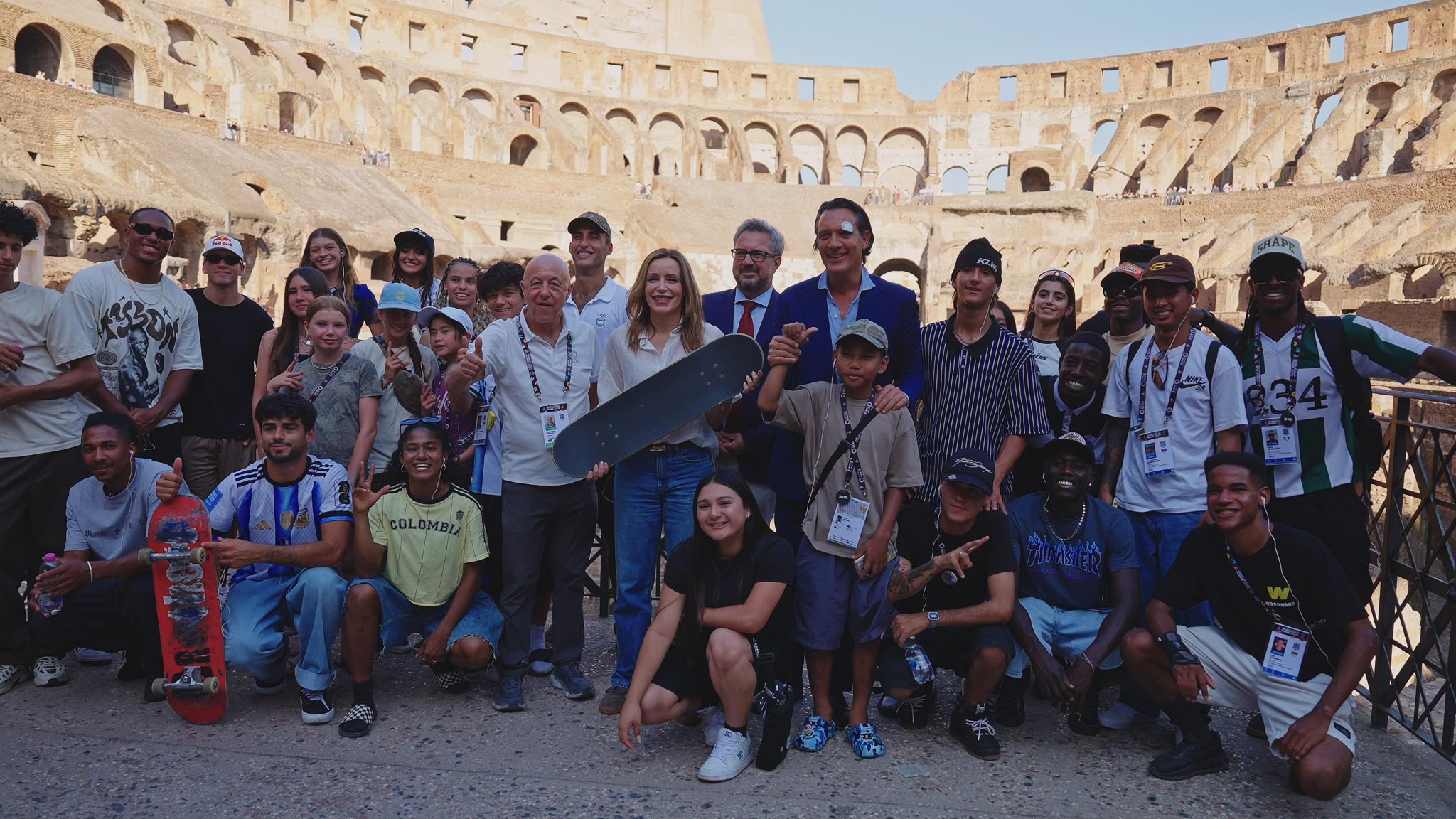 Lo sport abbraccia l'arte a Colle Oppio. Presentata la collaborazione tra Sport e Salute e MIC per il World Skateboarding Tour Rome 2026
