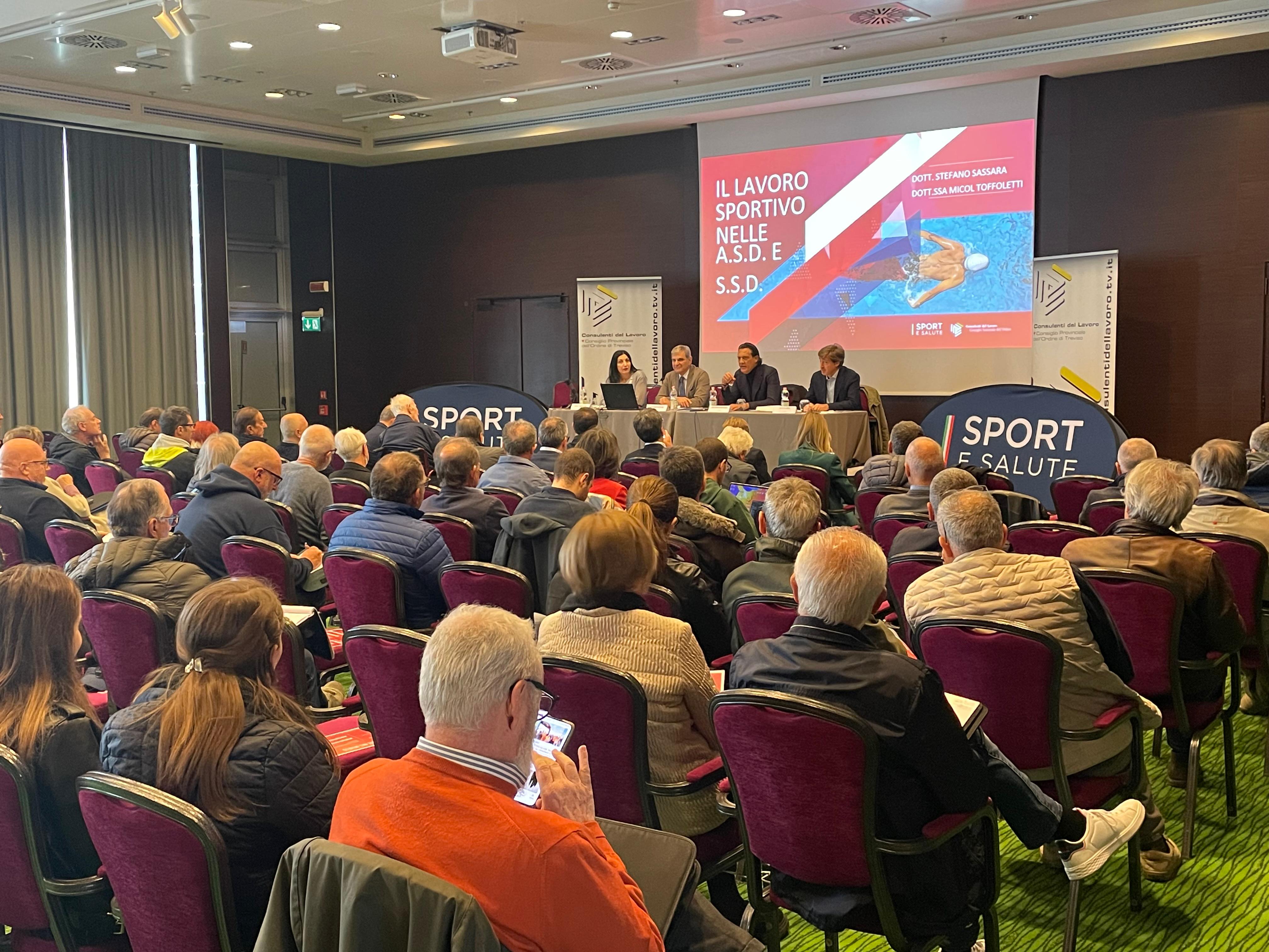 In Treviso over 300 people attended to discuss sports work.  Nepi Molineris: “The world changes, let’s bring sport into the new era”