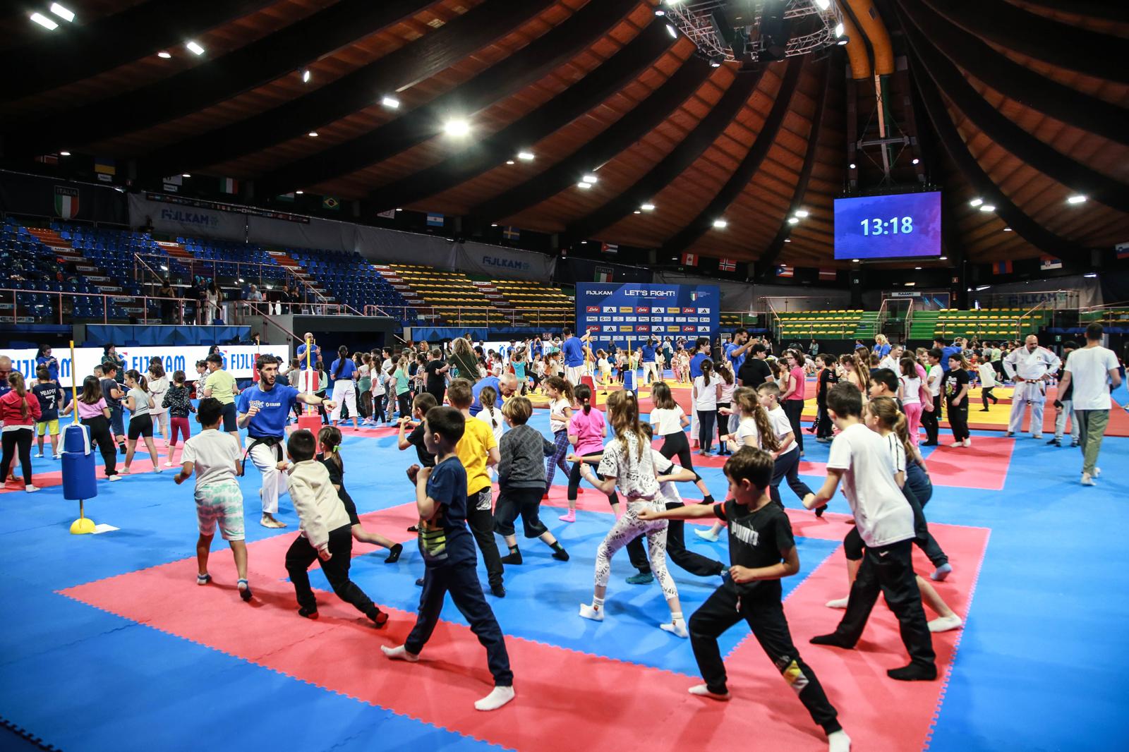 Open Day Foro Italico Camp, sport and leisure for 500 youngsters on the PalaFiljkam in Ostia