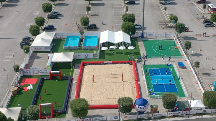A Caserta aperto il villaggio sportivo 
