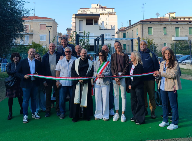 Una nuova area attrezzata all'aperto a San Benedetto del Tronto