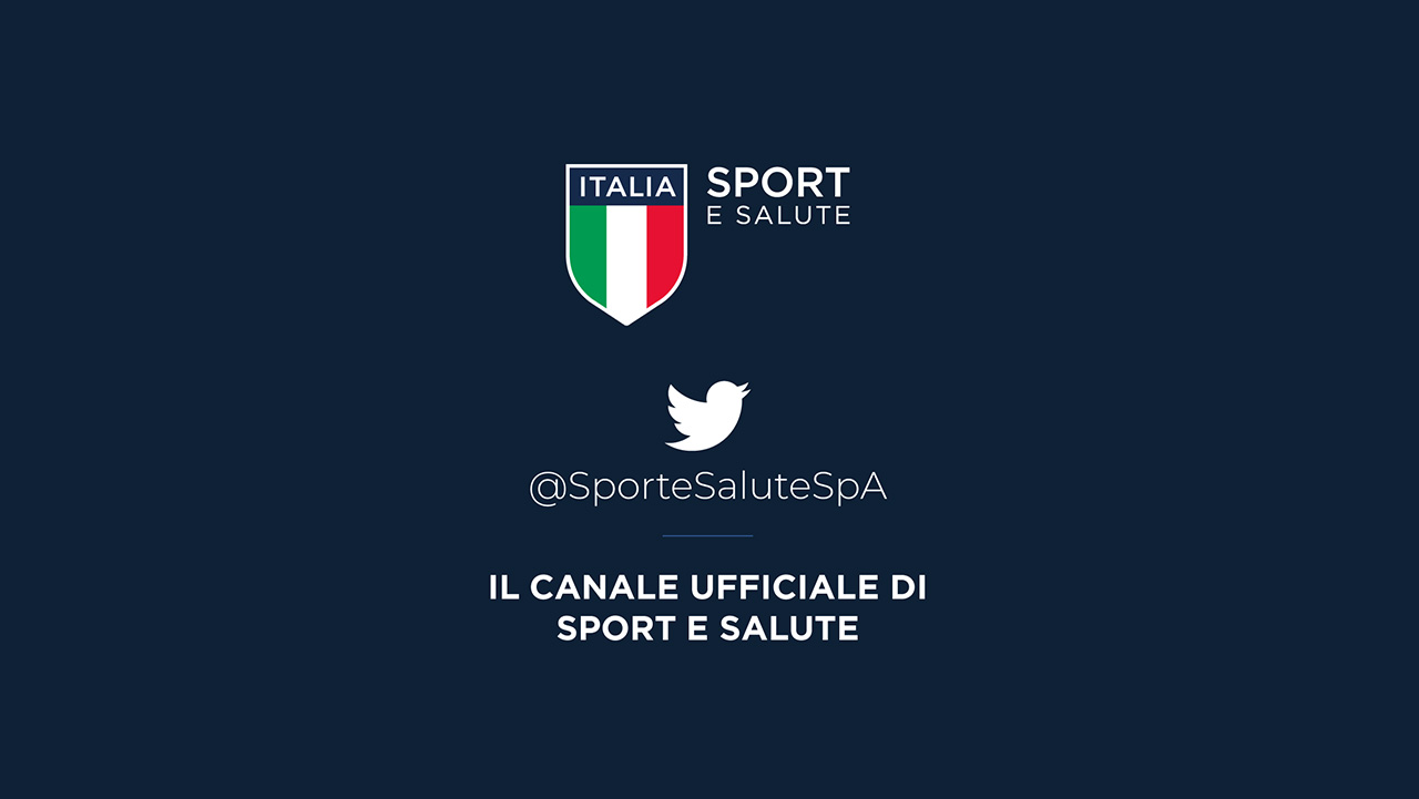 Da oggi Sport e Salute sbarca anche su Twitter