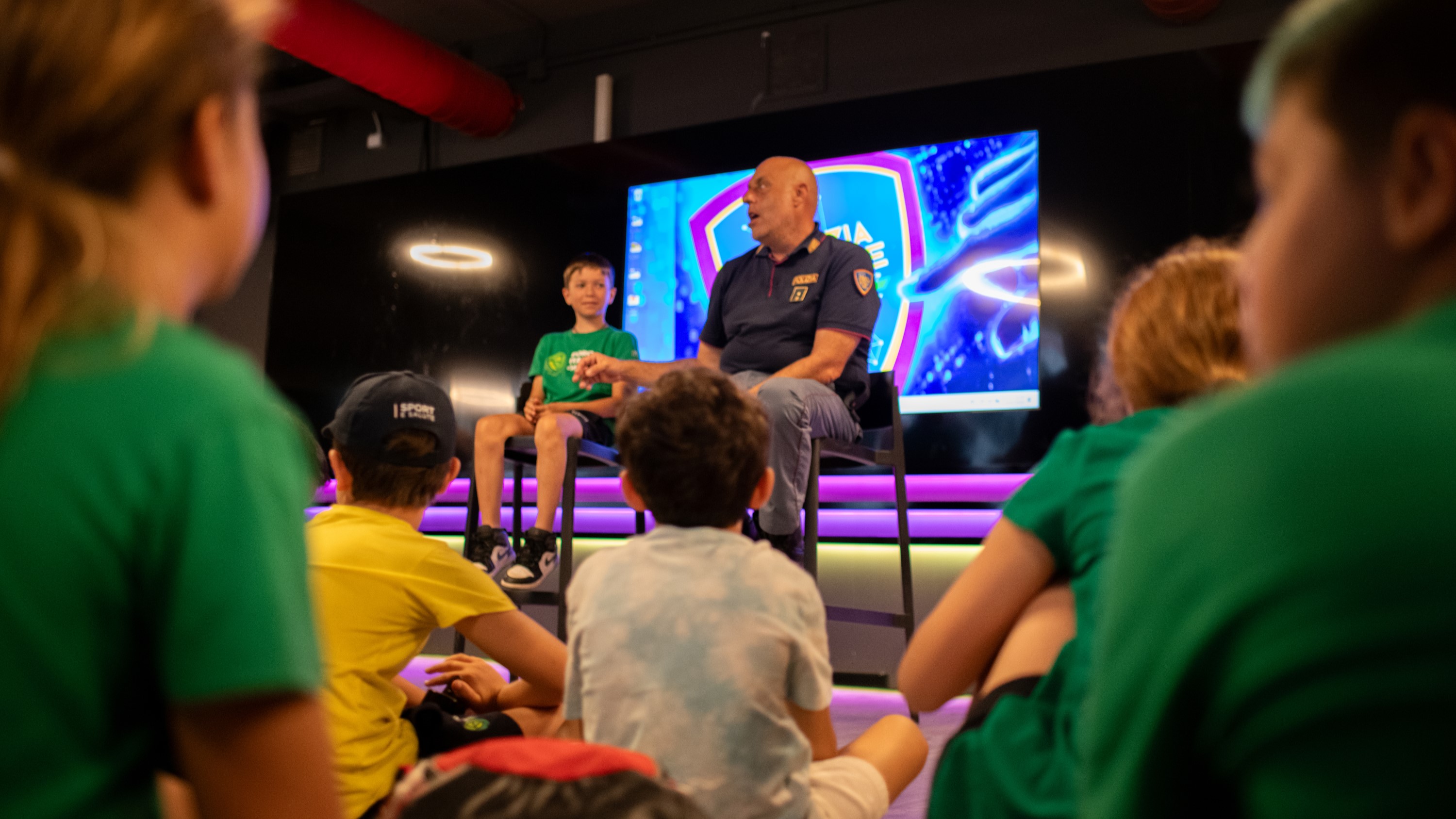 Lo Stadio Olimpico diventa aula. Oltre 300 bambini del Foro Italico Camp a lezione contro il cyberbullismo