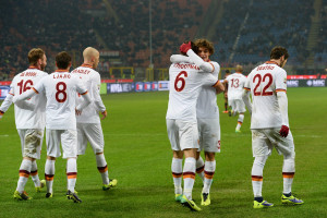 esultanza gol strootman milan roma 2013 14  