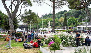 ibi250515 varie pubblico foro italico foto gobbi gmt ibi250515 varie pubblico foro italico foto gobbi gmt