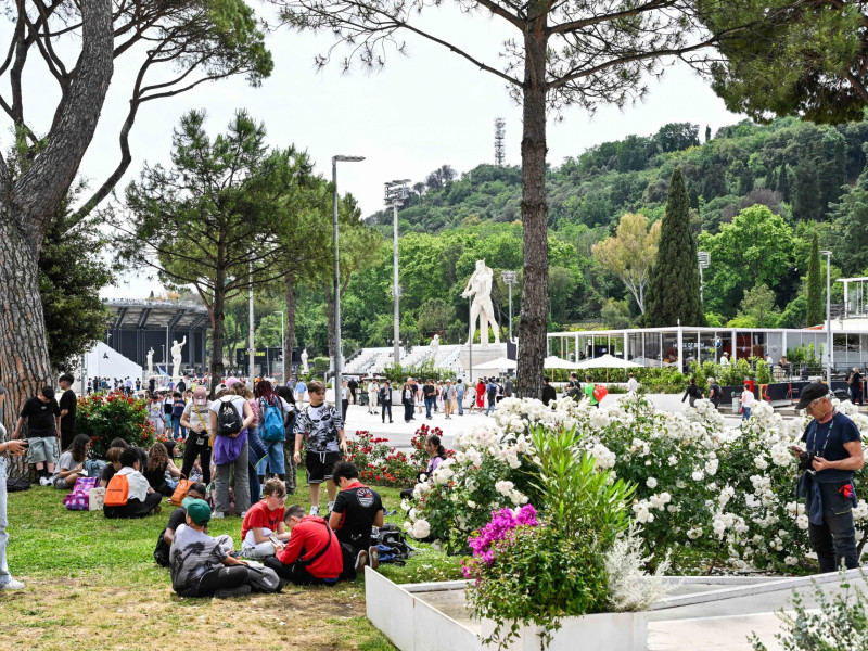 ibi250515 varie pubblico foro italico foto gobbi gmt ibi250515 varie pubblico foro italico foto gobbi gmt