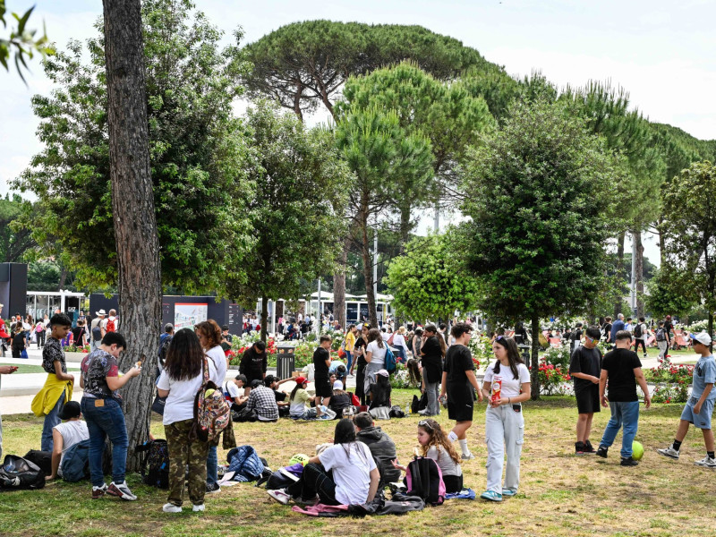 ibi250515 varie pubblico foro italico foto gobbi gmt ibi250515 varie pubblico foro italico foto gobbi gmt