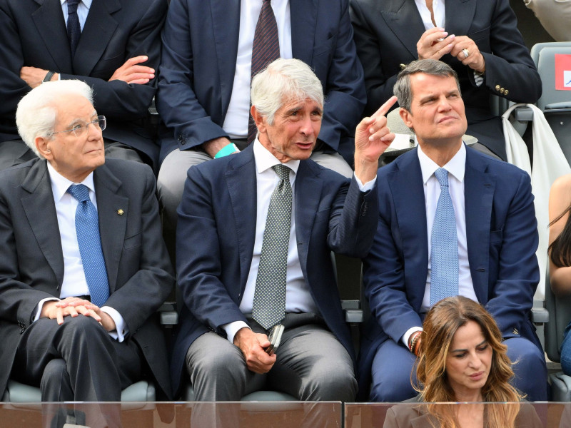 il presidente della repubblica sergio mattarella assiste alla finale di jasmine paolini  foto mezzelani gmt114 il presidente della repubblica sergio mattarella assiste alla finale di jasmine paolini  foto mezzelani gmt114