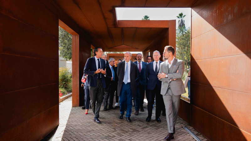 La visita del Ministro della Salute, Orazio Schillaci, al Centro Sportivo Pino Daniele