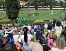 folla maggio piazza di  siena  foto mezzelani  gmt137