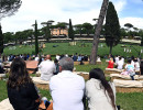 folla piazza di siena 25 magggio foto mezzelani gmt 184