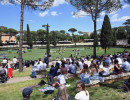 piazza di siena piena di gente  foto mezzelani gmt 003