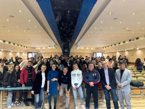 da sx Dini, Chius, Cuomo, Derkach, Capasso, Panuccio, Di Palma