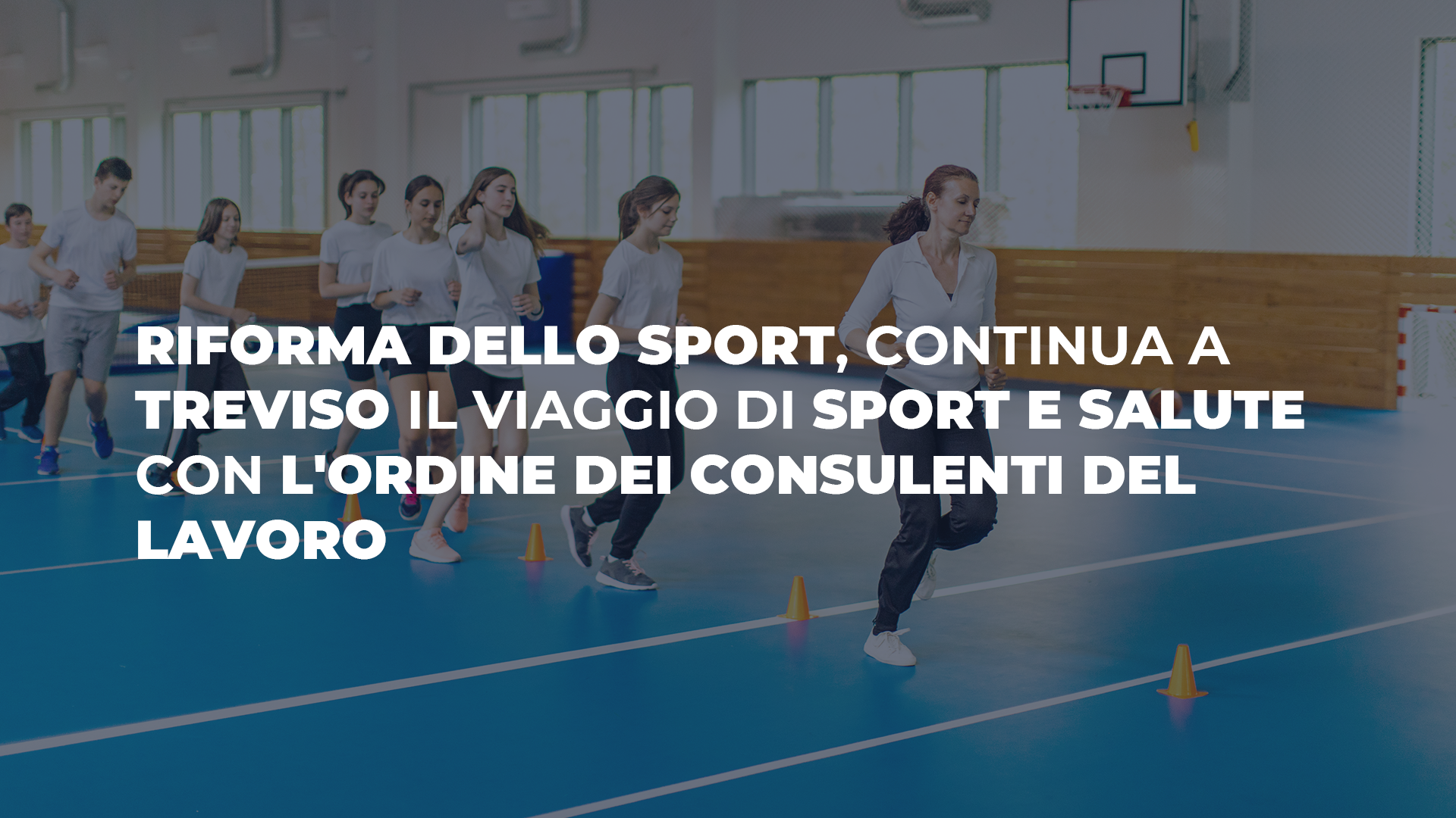Tomorrow the Sport and Health trip will stop in Treviso together with the National Order of Labor Consultants to inform on the topic of sport reform